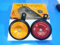 2Pcs Universal Waterproof Horn Kit - 400DB Electric Snail Train Horns for Bikes, Cars, Trucks, Jeeps, CD70, CG 125 - Enhance Safety and Visibility!". 