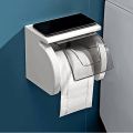 Bathroom Mobile Tissue Box R Wall Mount Waterproof Plastic Roll Pap. 