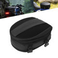 Motorcycle Tail Bag, Waterproof Back Saddle, Rear Seat Storage Bag, Black Motorcycle Rear Riding Travel Bag, Luggage Bag.