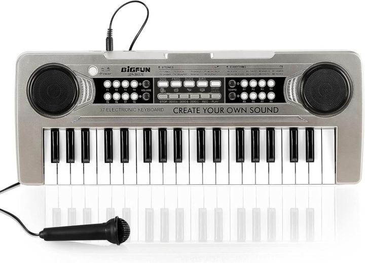 BigFun%2037%20keyborad%20Children's%20Electronic%20Organ%20Electronic%20Keyboard%20Piano%20Children%20Piano%20Multipurpose%20Piano%20Toy%20Kids%20Piano%20Toy%20Piano%20Keyboard%20Pianos%20for%20Kids%20Intelligent%20Toy%20Music%20Microphone%20Plastic%20-%20Image%202