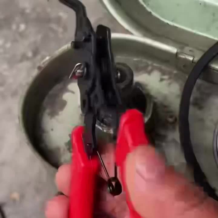 4-In-1 Circlip Pliers Set Snap Ring Pliers Multi Crimp Removable Plier Head Retaining Circlip Pliers Hand Tools Multifunctional