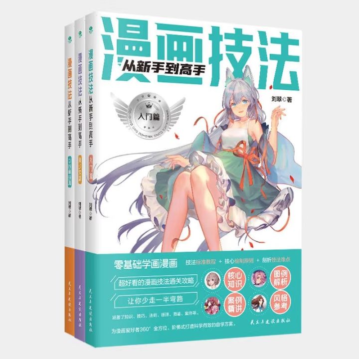 3 Books/Sets Of Comic Techniques From Beginner To Expert. Comic ...