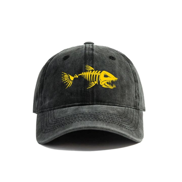 Fishbone%20Baseball%20Cap%20Summer%20Distressed%20Dad%20Hats%20Men%20Outdoor%20Fishing%20Skeleton%20Fish%20Bone%20Caps%20MZ-496%20-%20Image%203