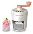 Manual Ice Crusher ice shaver Machine Gola Maker For Home Easy To Use For Ladies. 