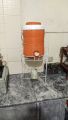 Water cooler stand for upto 30 litres water coolers. Made of prime quality iron frame having powder coating on it. 