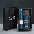 Vacuum Insulated Thermal Flask Set With Cup Set 500ML Stainless Steel Vacuum Flask Gift Set Office Business Style Thermos Bottle Outdoor Hot Water Thermal Insulation Couple Cup. 