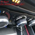Aluminum Alloy Car Air Condition Knob AC Heater Control Button Knob for Mazda 3 M3 2014 2015 2016 2017 Interior Accessories.