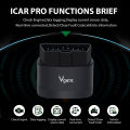 Vgate iCar Pro 2S OBD2 Diagnostic Tool ELM327 Bluetooth 5.2 Auto Scanner Support Android/IOS V2.3 Auto Scanner. 