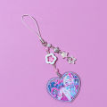 Game Need Girl Overdose KAngel Amechan Beaded Phone Chain Acrylic Heart Keychains Backpack Keyrings Cosplay Props Xmas . 