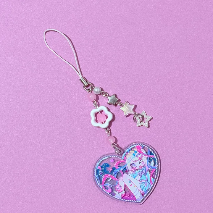 Game%20Need%20Girl%20Overdose%20KAngel%20Amechan%20Beaded%20Phone%20Chain%20Acrylic%20Heart%20Keychains%20Backpack%20Keyrings%20Cosplay%20Props%20Xmas%20%20-%20Image%203