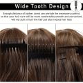 3 PCS 3 in 1 Slicked-back Combs Fish Tail Bone Shape Hair Extensions Detangling Styling Coloring Comb.