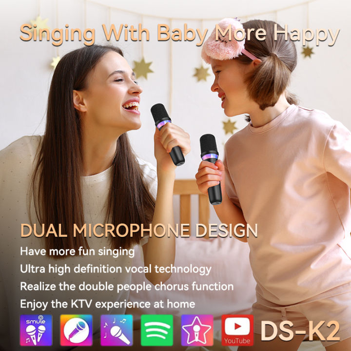 DS-K2%20Karaoke%20Companion%20Bluetooth%205.3%20Wireless%20Dynamic%20Micrphone%20RGB%20Lights%20KTV%20DSP%20Mixer%20System%203.5MM%20AUX%20Type-C%20Amplifier%20Host%20-%20Image%207