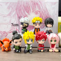 8pcs Set Anime Naruto Figure Kakashi Sasuke Uchiha Itachi Gaara Haruno Sakura Action Figural Q Version PVC Model Kids Toys . 