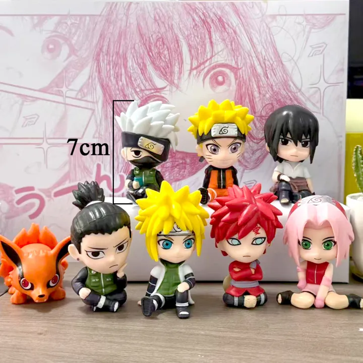 8pcs%20Set%20Anime%20Naruto%20Figure%20Kakashi%20Sasuke%20Uchiha%20Itachi%20Gaara%20Haruno%20Sakura%20Action%20Figural%20Q%20Version%20PVC%20Model%20Kids%20Toys%20%20-%20Image%206