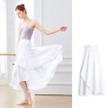 Chiffon Ballet Tutu Dance Skirt Dance Skate Wrap Scarf Ballerina Lyrical Long Ballet Skirt Gymnastics Ballet Dance Dress Women.