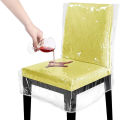 Transparent Plastic Chair Cover, Protective Cover, Waterproof, Dining Chair Slipcover, Anti Scratch, EVA, 1 Pc, 2 Pcs, 4Pcs. 