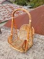 Rattan Handcrafted Hanging Chair Dolna For Big People - Cane Swing Large Dulna ( Cane And Craft ). 
