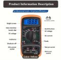 Digital Multimeter Ammeter,Ampar meter XL830L multimeter AC DC voltage DC amp. 