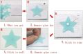 kids room decor Stars Luminous Fluorescent Plastic Wall Sticker for Kids Baby Room Bedroom Ceiling Home Decor. 