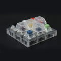 10/20pcs Blank ABS Frosted Translucent 1U R4 Keycaps for Cherry MX Switches Mechanical Keyboard Replacement.
