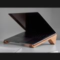 Wooden Laptop Stand - Portable Laptop Stands for Table -  Adjustable Laptop Stand for Office - Non-slip Laptop Stand Mount Raiser for laptop. 