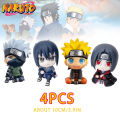 10cm Naruto Anime Figure Uzumaki Naruto Kakashi Uchiha Sasuke Itachi Cute Toys Q Figurals Action Figurine Model. 