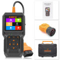 OBD2 Car Diagnostic Heavy Duty Truck Scanner For HUMZOR NC610 Diesel Gasoline Engine Battery Test  J1939 F1 Code Reader 12V/24V. 