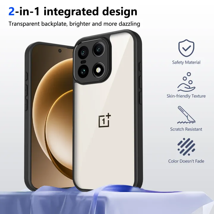 Oneplus%2015%20CPH2745%20CPH2747%20Case%20Air%20Cushion%20Shockproof%20Silicone%20Bumper%20Clear%20Matte%20Back%20Cover%20Hard%20Phone%20Case%20for%20Oneplus15%205G%20-%20Image%202