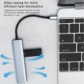 7 In 1 Type C Usb Hub Seven In One Type C 4k 30hz Usb Splitter Supports All Type C Channel Computers To Usb Compatible With Hdmi. 