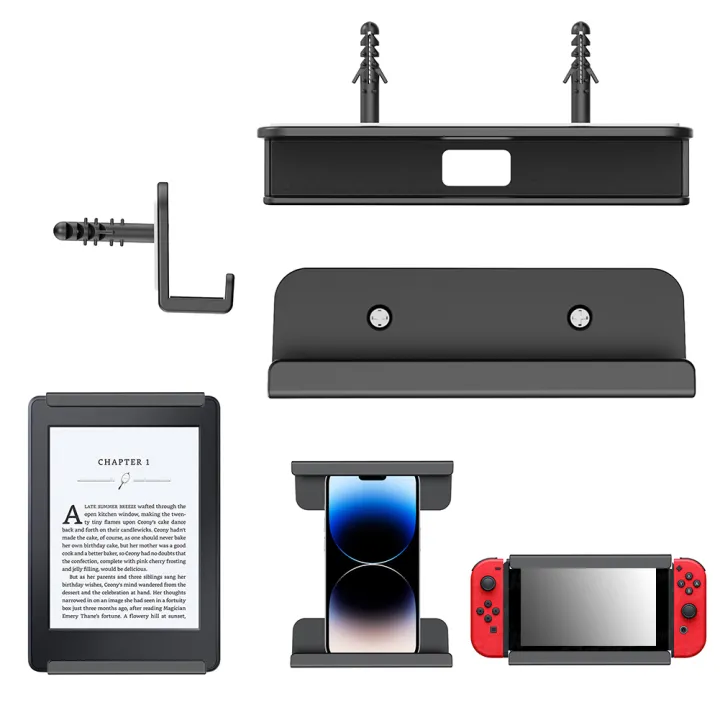 Tablet%20Wall%20Mount%20Holder%20Universal%20Tablet%20Stand%20Fixed%20by%20Adhesive%20Or%20Screw%20For%20iPad%20iPhone%2016%2015%2014%20Kindle%20%20%20%20-%20Image%204