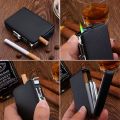 Unique design cigar box with lighter combo set. 