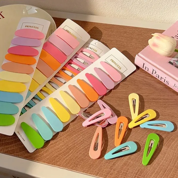 10pcs%20Frosted%20Simplicity%20Hairpins%20for%20Girls%20Rectangle%20Oval%20Drop%20Square%20Hair%20Clips%20for%20Kids%20Snap%20Hair%20Clips%20Hairpins%20Click%20Clack%20-%20Image%203