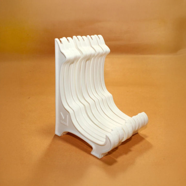 6 Inch Display Plate Stand Set of 12 Adjustable Clear Plastic Holders for Plates Artwork and Collectibles