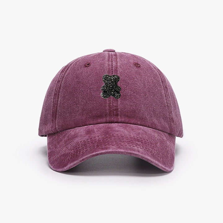 Cute%20teddy%20bear%20baseball%20cap,%20retro%20style,%20men's%20and%20women's%20adjustable%20outdoor%20travel%20hiking%20duckbill%20cap%20-%20Image%206