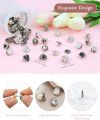 20pcs/Lot Button Brooch Prevent Accidental Exposure Buttons Brooch Badge Cufflinks Button Detachable Buttons Sewing Accessories. 