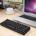 Motospeed CK61 Mechanical Keyboard 61 Key RGB Backlit Wired Office Gaming Computer Keyboard Red Switch Drive For Android Windows. 