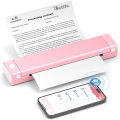 Phomemo M08F Portable Thermal Printer Wireless Bluetooth Small Printer Compact Inkless Travel Printer for Phone Laptop Ipad. 