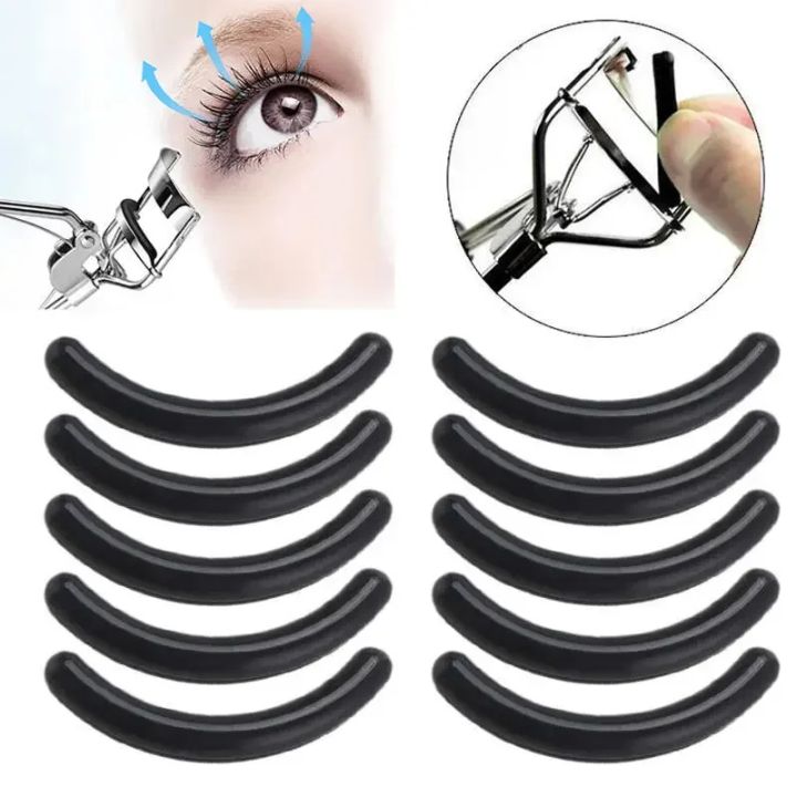 10Pcs Replacement Eyelash Curler Refill Silicone Pads Makeup Curling Styling Tools Eyelash Curler Replacement Pads