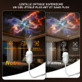 2-in-1 USB Ambient Light For Large Range Projection Atmosphere Multiple Scenes Adjustable Focus Distance Night Lighting Function. 