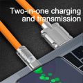 120W 7A USB Type C Cable Super Fast Charging Wire Liquid Silicone Type C Cable For Xiaomi Huawei Samsung POCO Data Charger Cord. 