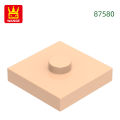 Wange 194Pcs/Lot 87580 Modified 2x2 Groove Building Blocks Moc Construction Accessories Compatible with Brick Children Toys .