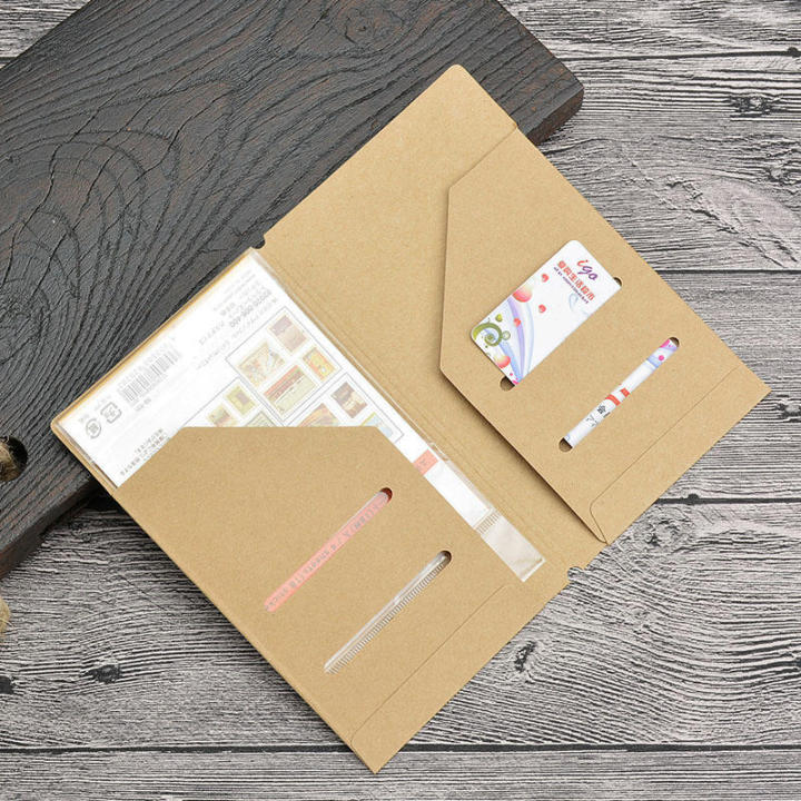 Kraft%20Paper%20File%20Folder%20for%20Refillable%20Travel%20Journals,%20Standard%20Portable%20Passport%20Size%20Kraft%20Refill%20Insert%20Cards%20Organizer%20-%20Image%204