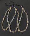Beaded Mobile Phone Charm –Multi Flower Phone Strap for Girls | Phone Charm for Girls | Trendy Pearl & Beads Mobile Accessory for Girls. 