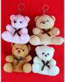 2 pieces Cute Teddy Bear Design Key Ring For Gift. 