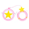 Cartoon USB Flash Drive Cute Memory Stick Pink Stars Pen Drive Beautiful Girly Heart Key Chain Pendrive 128GB 64GB Gift for girl. 