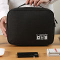 Cable Storage Bag Waterproof Digital Electronic Organizer Portable USB Data Line Charger Plug Storage Bag Travel Cable Organizer.