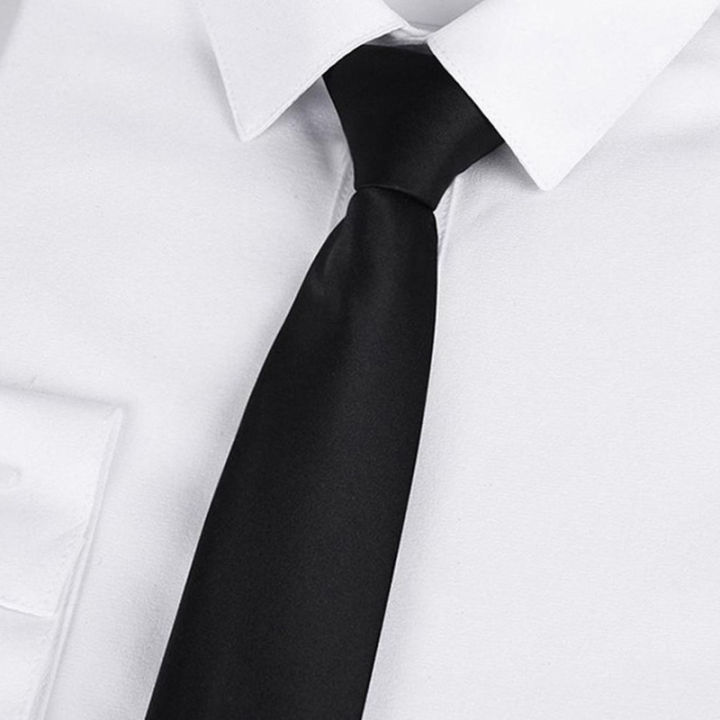 Black%20Clip%20On%20Men%20Tie%20Security%20Ties%20For%20Men%20Women%20Unisex%20Tie%20Clothing%20Necktie%20Funeral%20Doorman%20Steward%20Black%20Tie%20Matte%20Black%20G2E5%20-%20Image%205