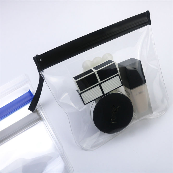 1/2/4pcs%20Luggage%20Transparent%20Travel%20Use%20Leakproof%20Flight%20Make%20Up%20Waterproof%20For%20Women%20Reusable%20Airport%20Security%20Storage%20bag%20-%20Image%204