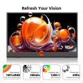 ZSUS 3840*2160 13-inch 4K Portable Monitor 60HZ For Laptop XBox PS4 / 5 Switch TV Box Cell Phone PC Extension Mobile.