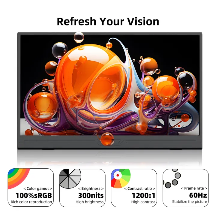 ZSUS%203840*2160%2013-inch%204K%20Portable%20Monitor%2060HZ%20For%20Laptop%20XBox%20PS4%20/%205%20Switch%20TV%20Box%20Cell%20Phone%20PC%20Extension%20Mobile%20-%20Image%205